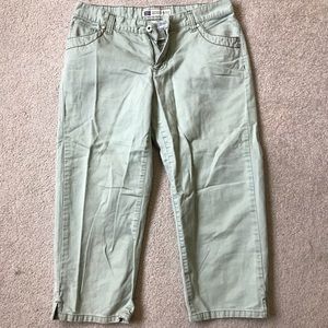 Mint Capri Jeans